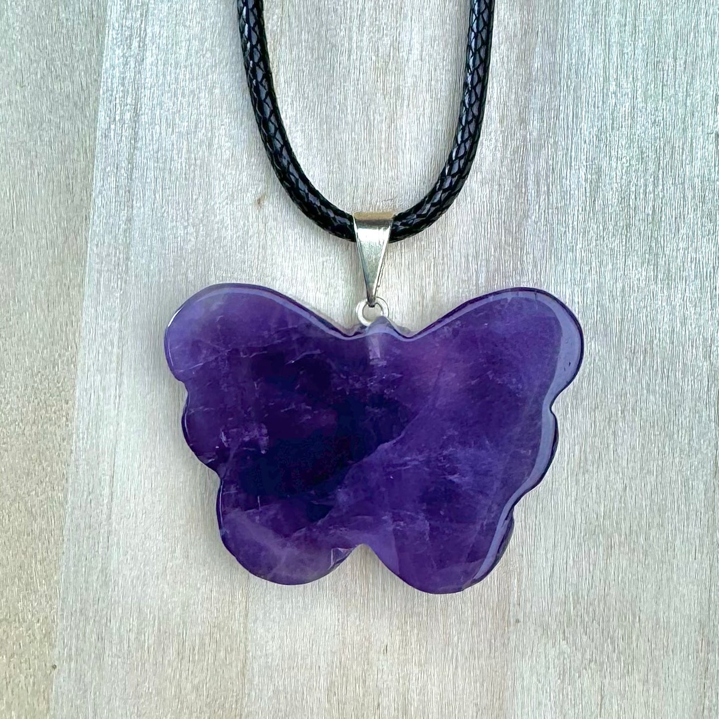 Colgante Mariposa de Amatista || Relajación - Intuición