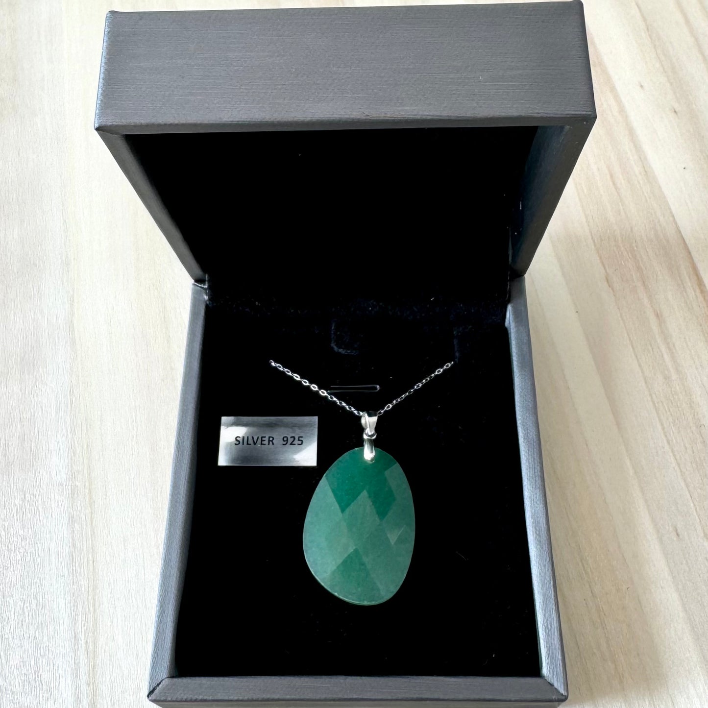 Colgante de Plata con Aventurina || Suerte - Bienestar