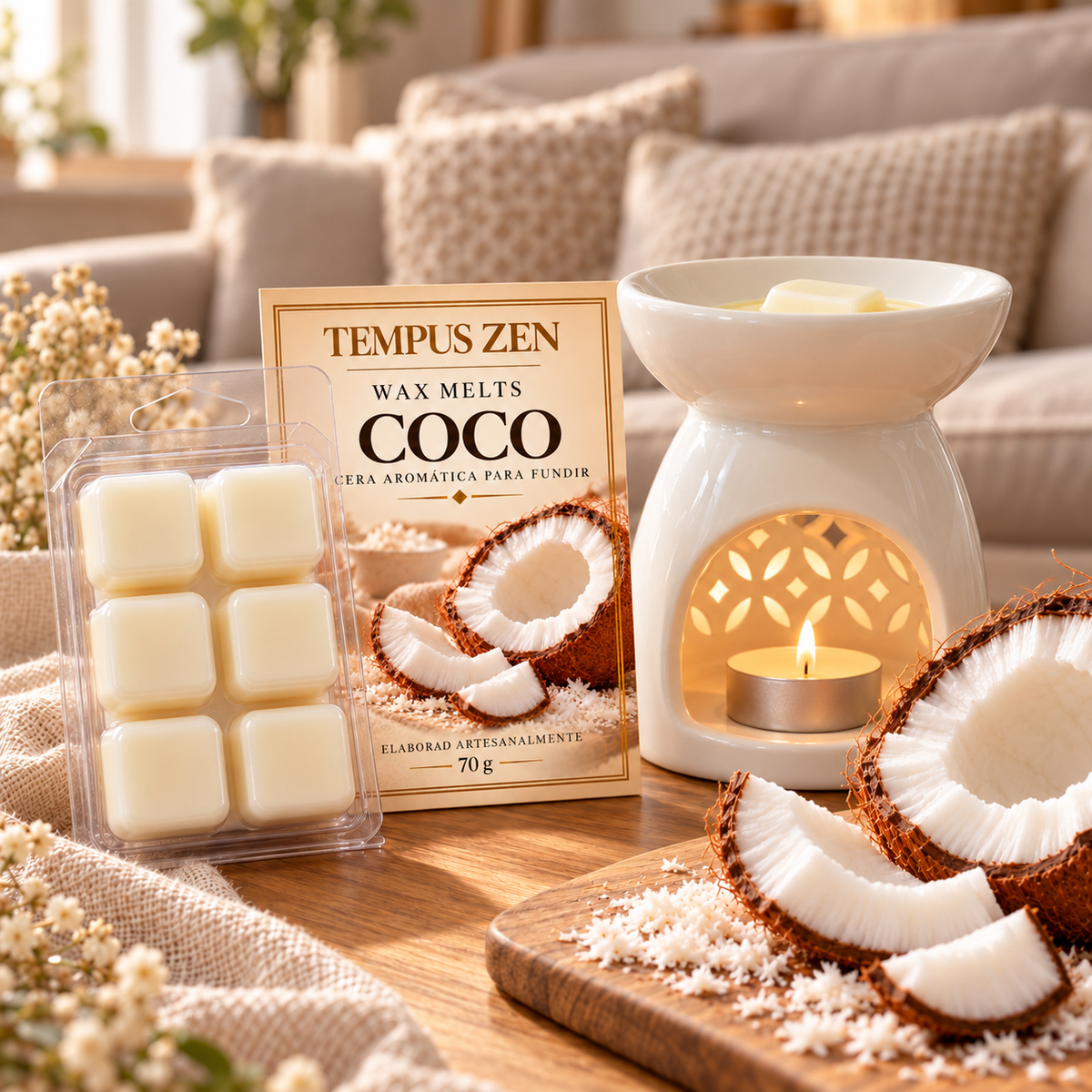 Tableta Wax Melt Coco