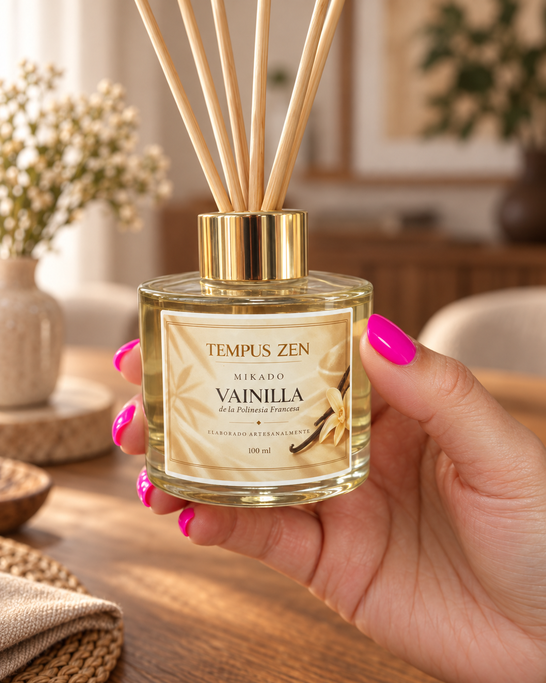 Mikado Vainilla de la Polinesia Francesa 100 ml || Dulzura - Buenas Vibras