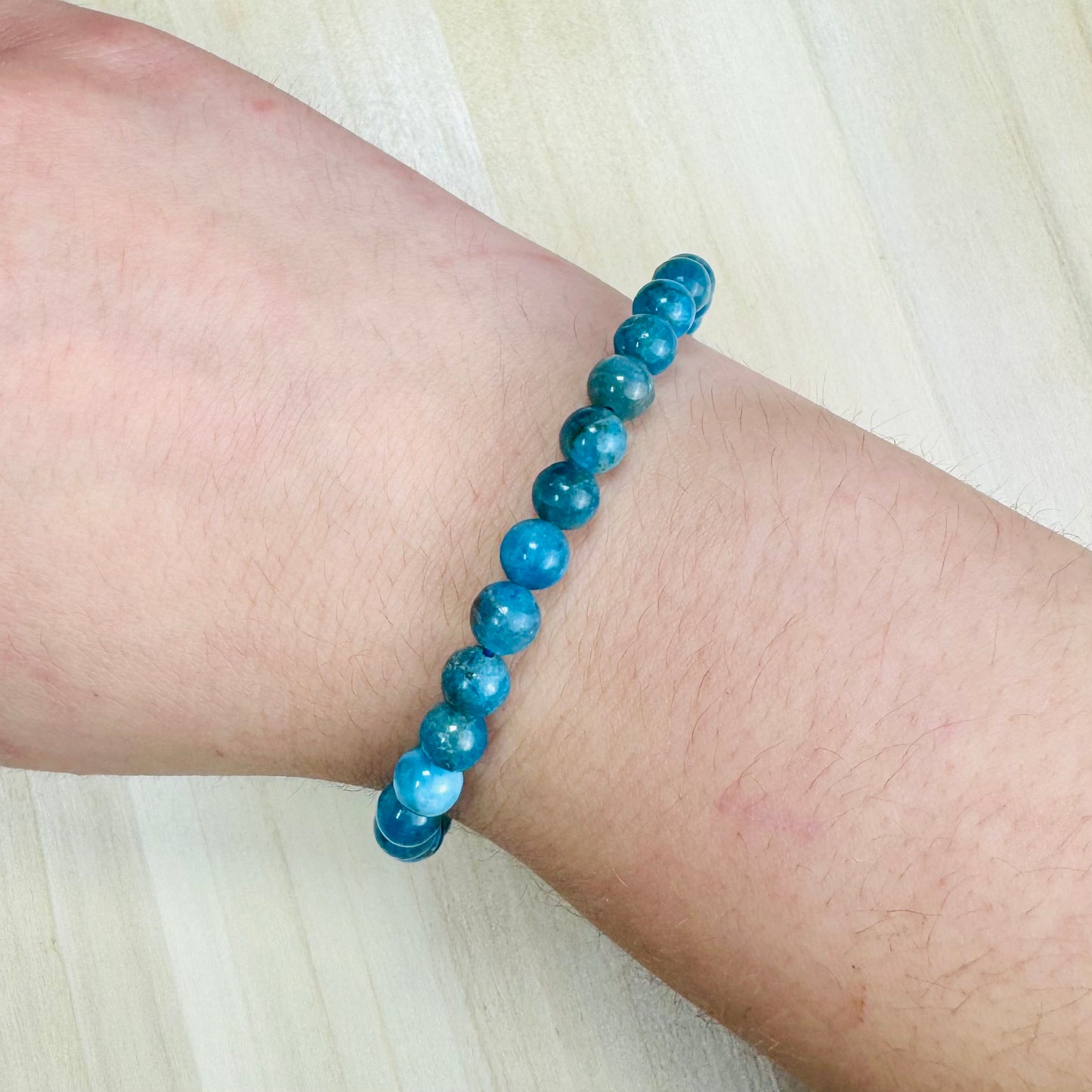 Pulsera Apatito - 6mm || Claridad - Creatividad