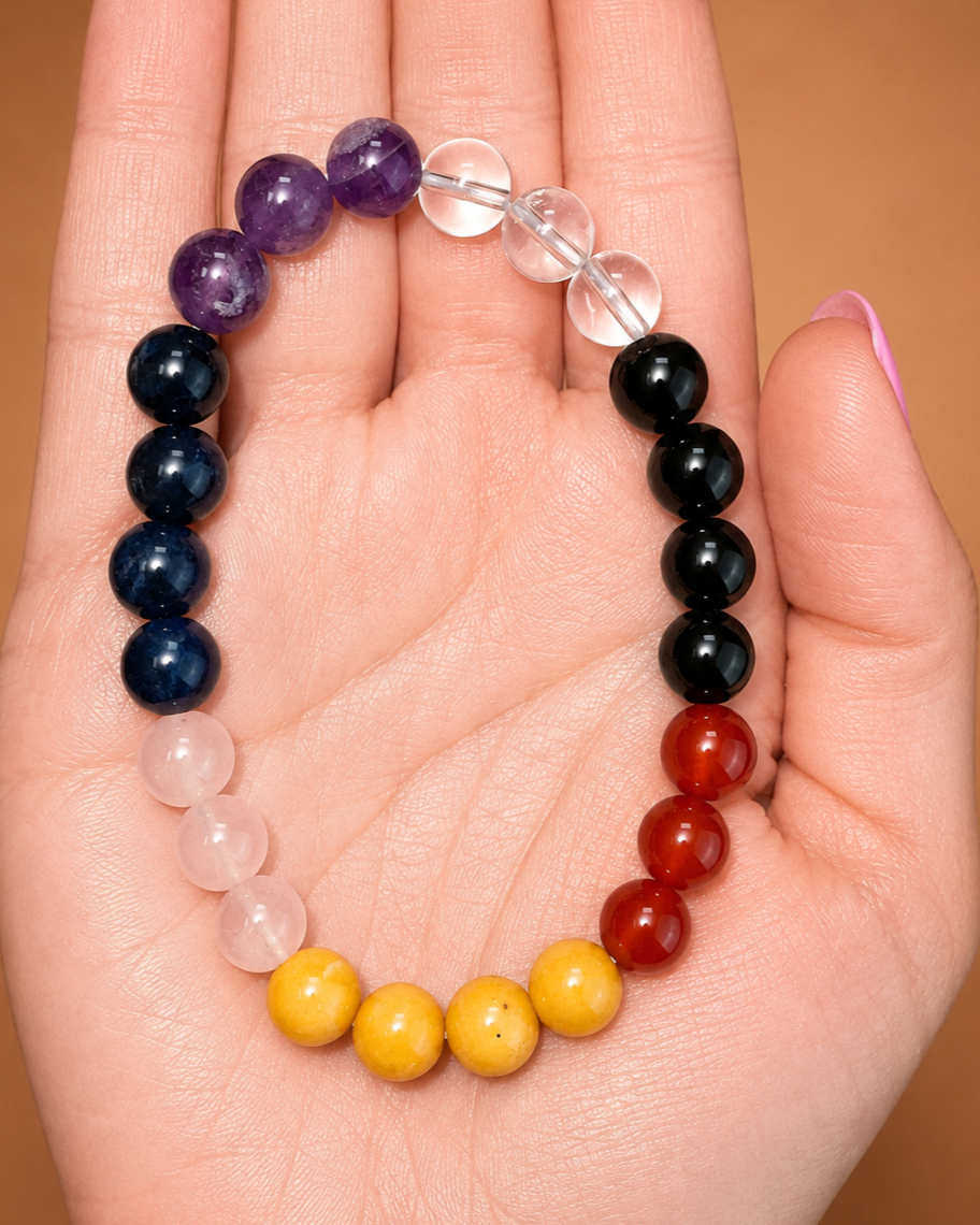 Pulsera Chakras 8 mm