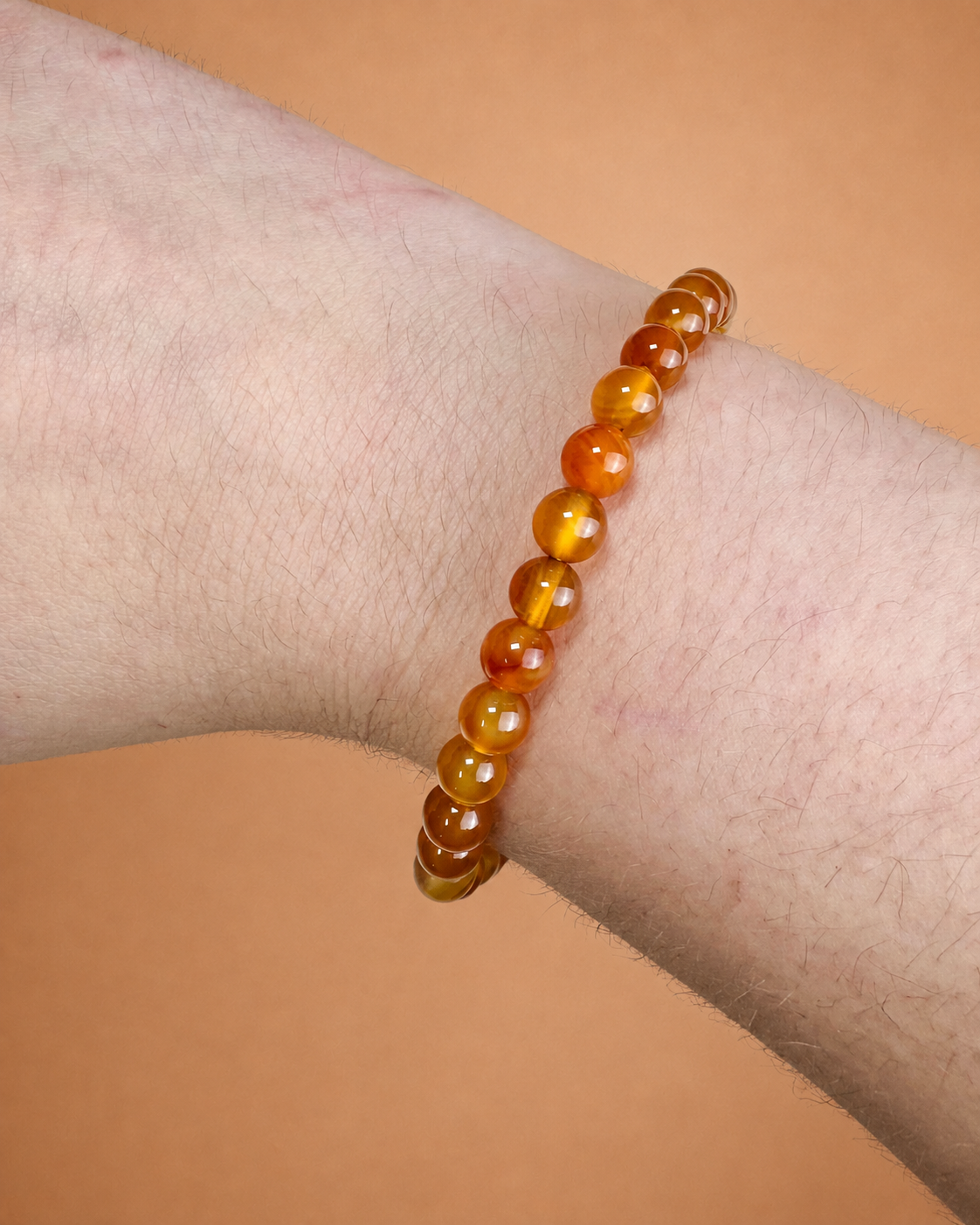 Pulsera Cornalina 6mm