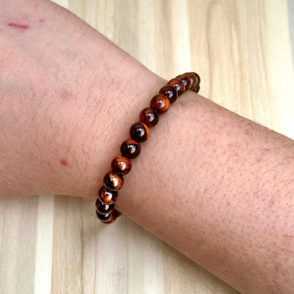 Pulsera Ojo de Buey - 6mm || Fortaleza - Estabilidad Emocional