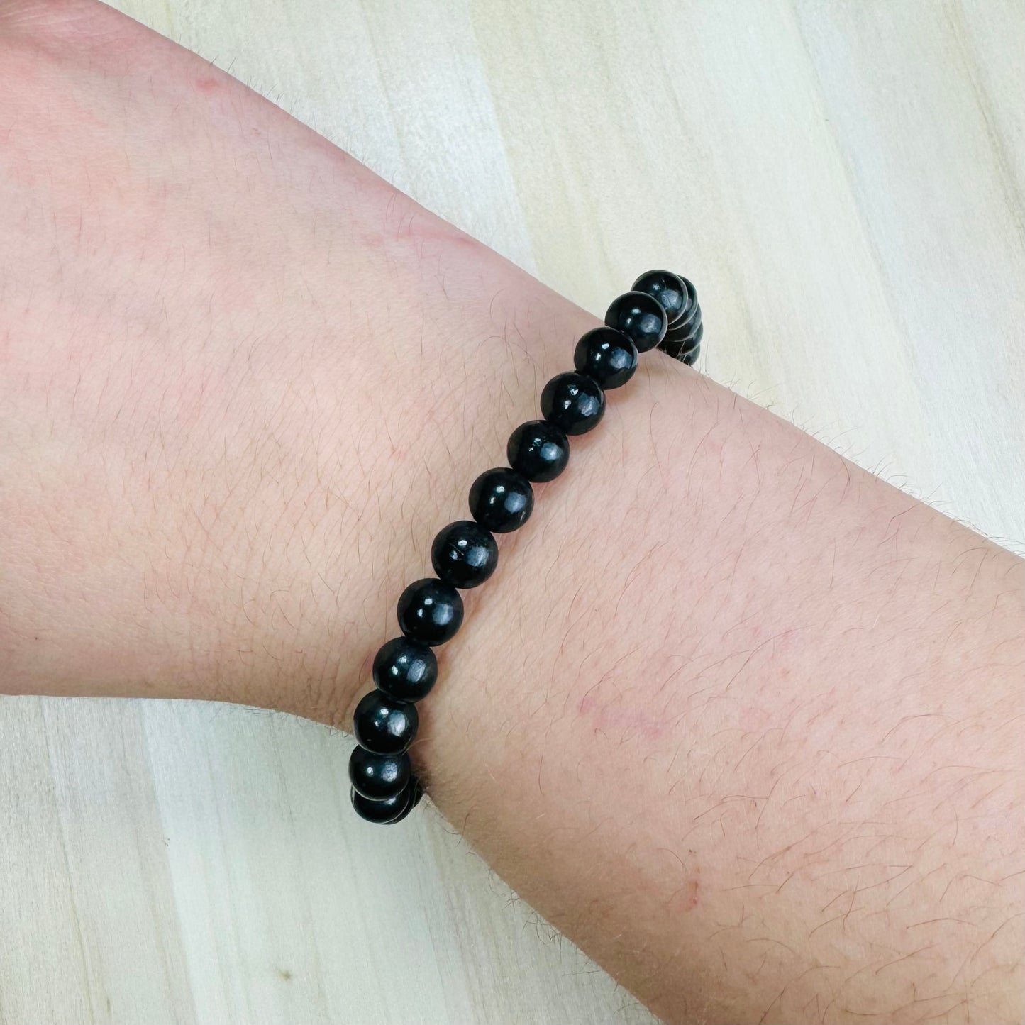 Pulsera Shungit - 6mm || Protección - Desintoxicación