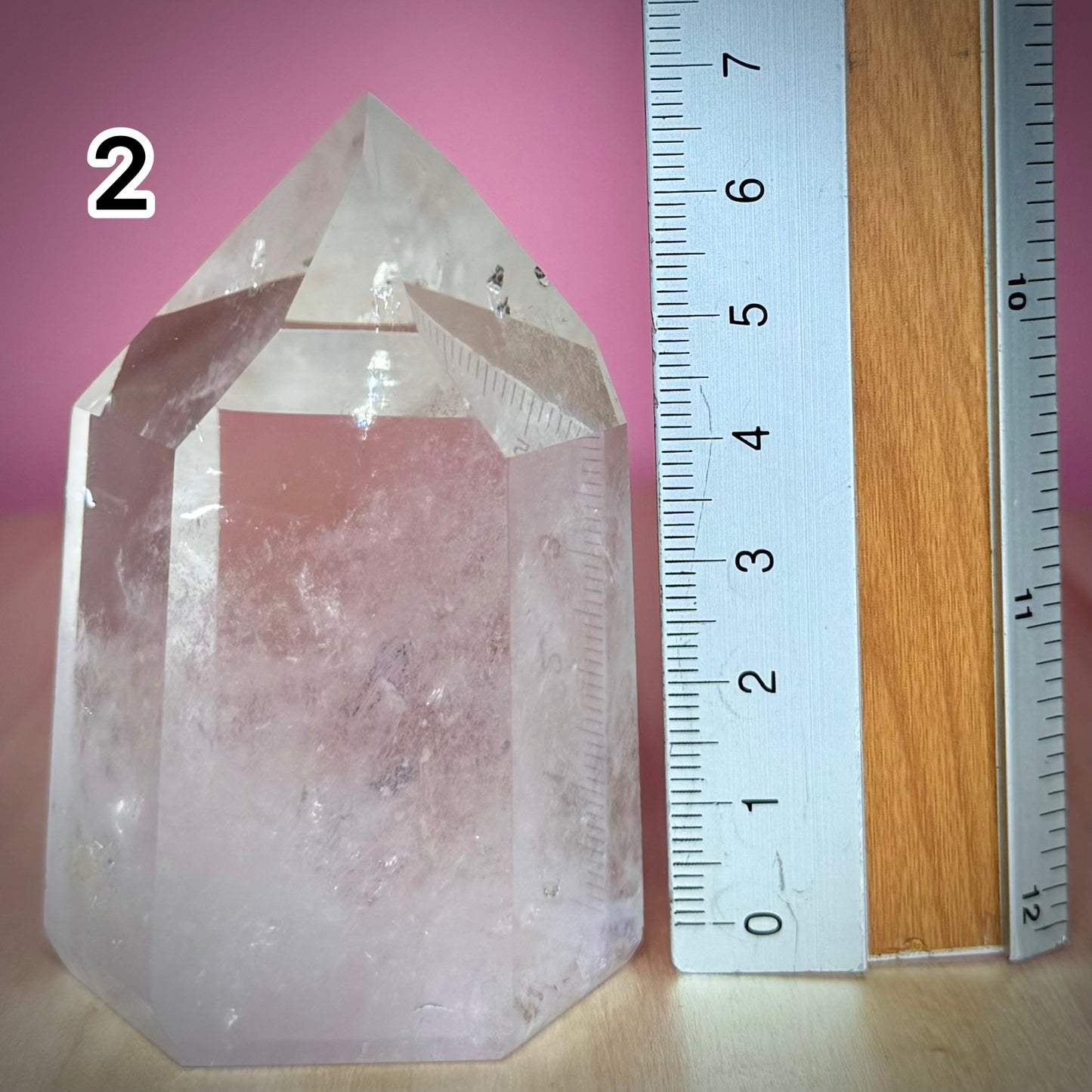 Punta Pulida Cuarzo Blanco - PIEZA 2 || Limpieza - Equilibrio