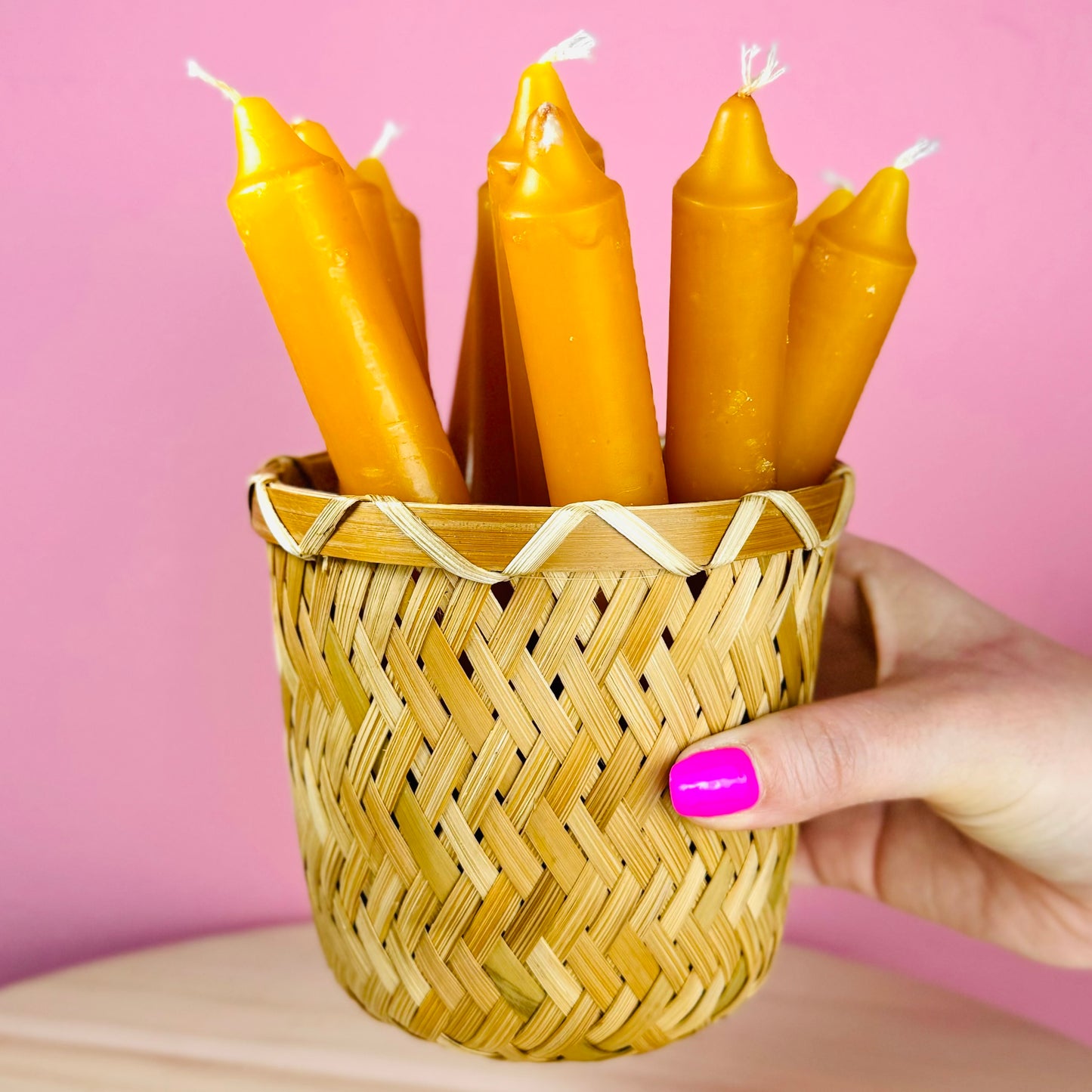 Vela de Miel con Palo Santo