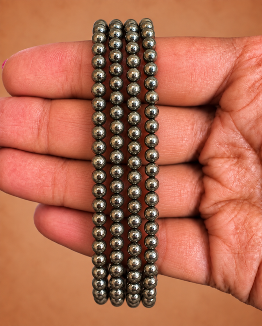 Pulsera Pirita - 4mm || Abundancia - Abrir caminos