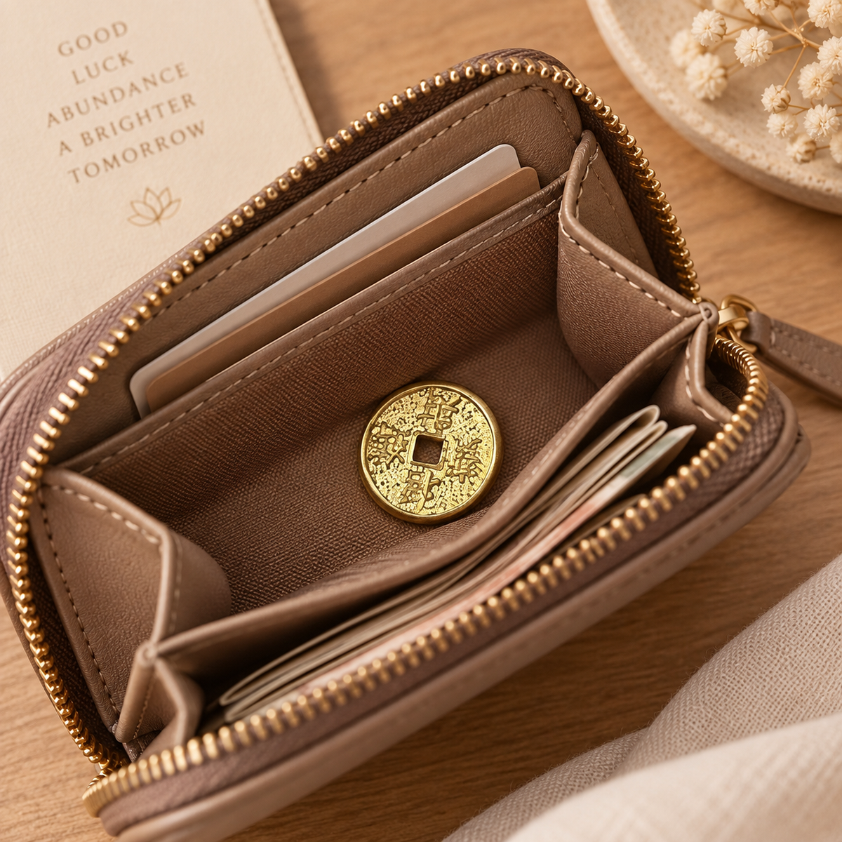 Moneda China de la Fortuna || Llévala en tu monedero