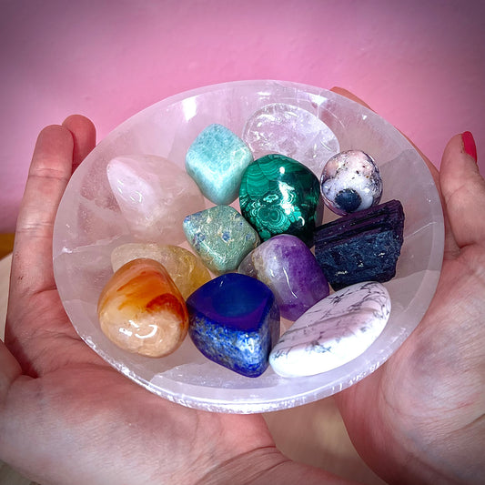 Cuenco de Selenita || Limpieza de Minerales