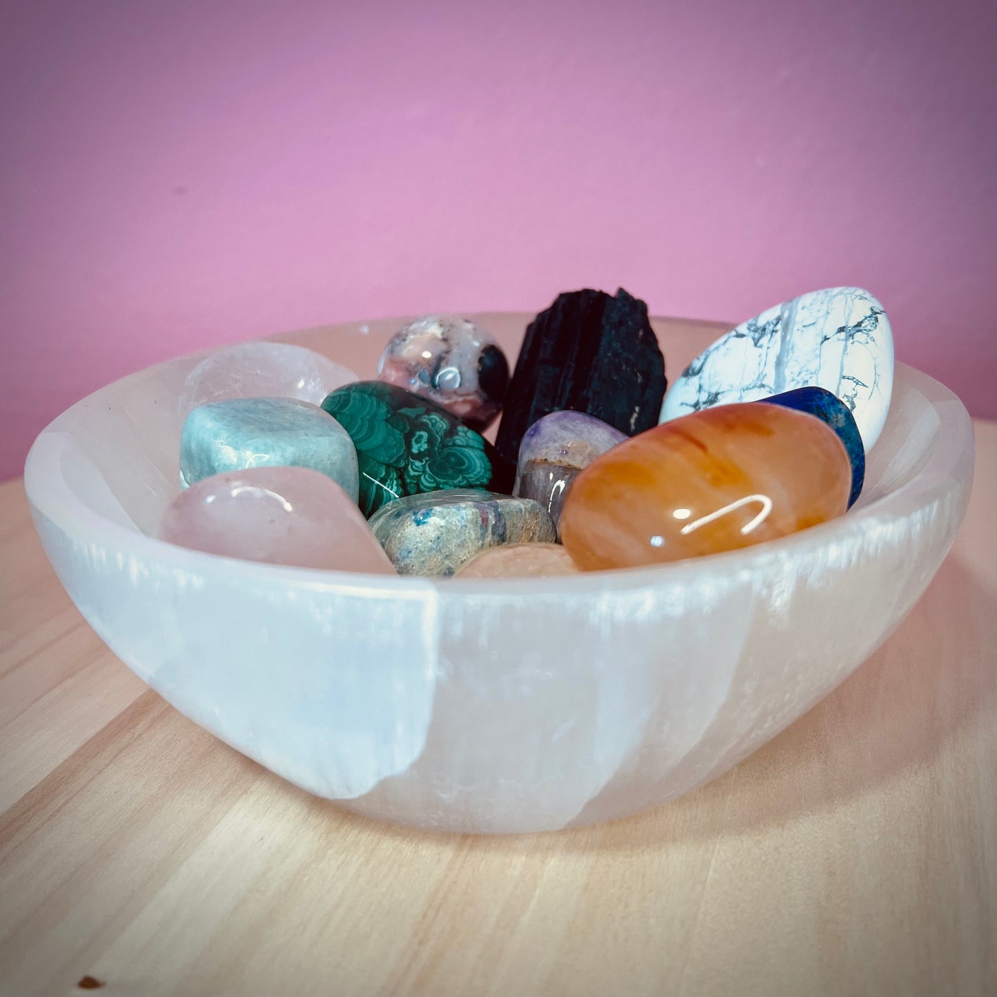 Cuenco de Selenita || Limpieza de Minerales