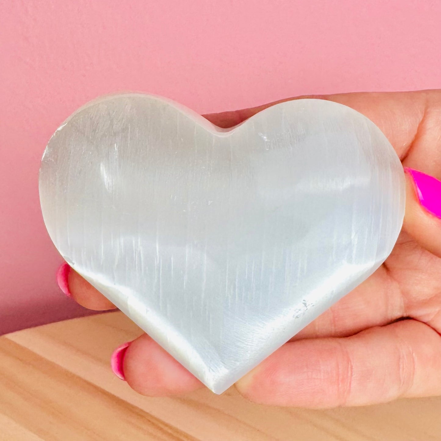 Corazón de Selenita || Amor - Limpieza Energética