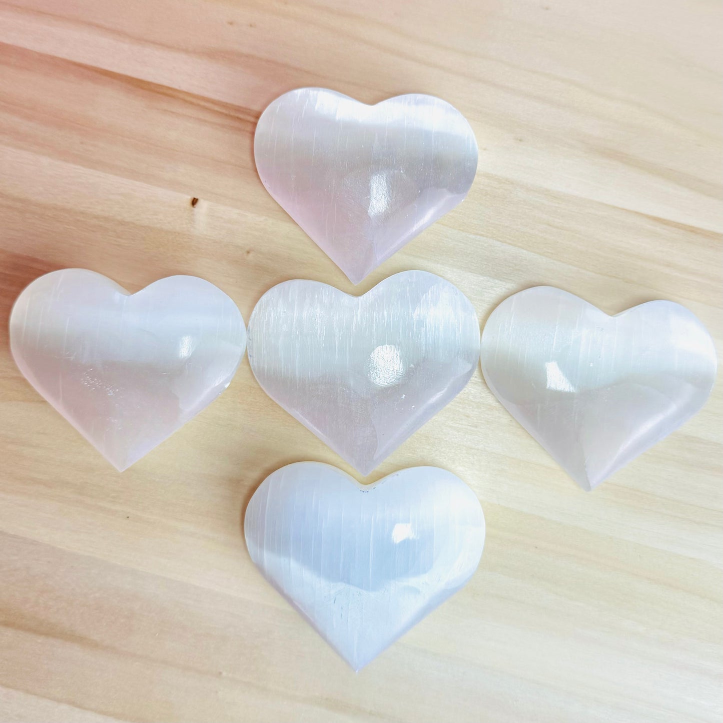 Corazón de Selenita || Amor - Limpieza Energética
