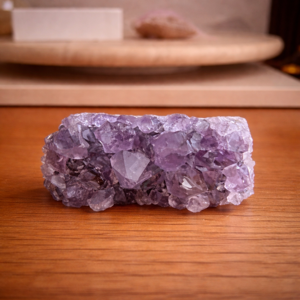 Amatista Drusa lateral cristales grandes - PIEZA 3  || Relajación - Intuición