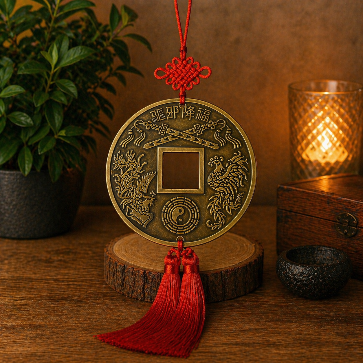 Moneda de la Suerte para el Hogar || Abundancia - Protección