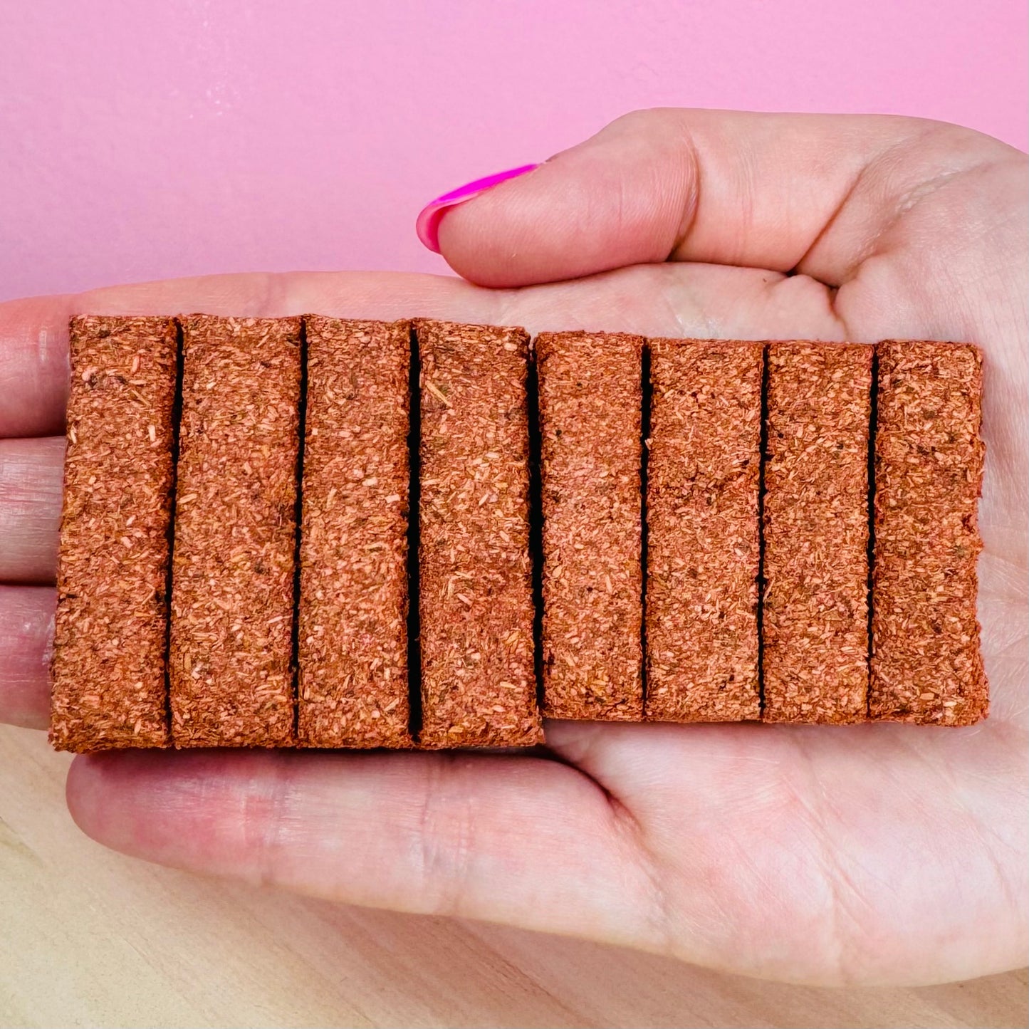 Incienso en ladrillo de Palo Santo y Rosa