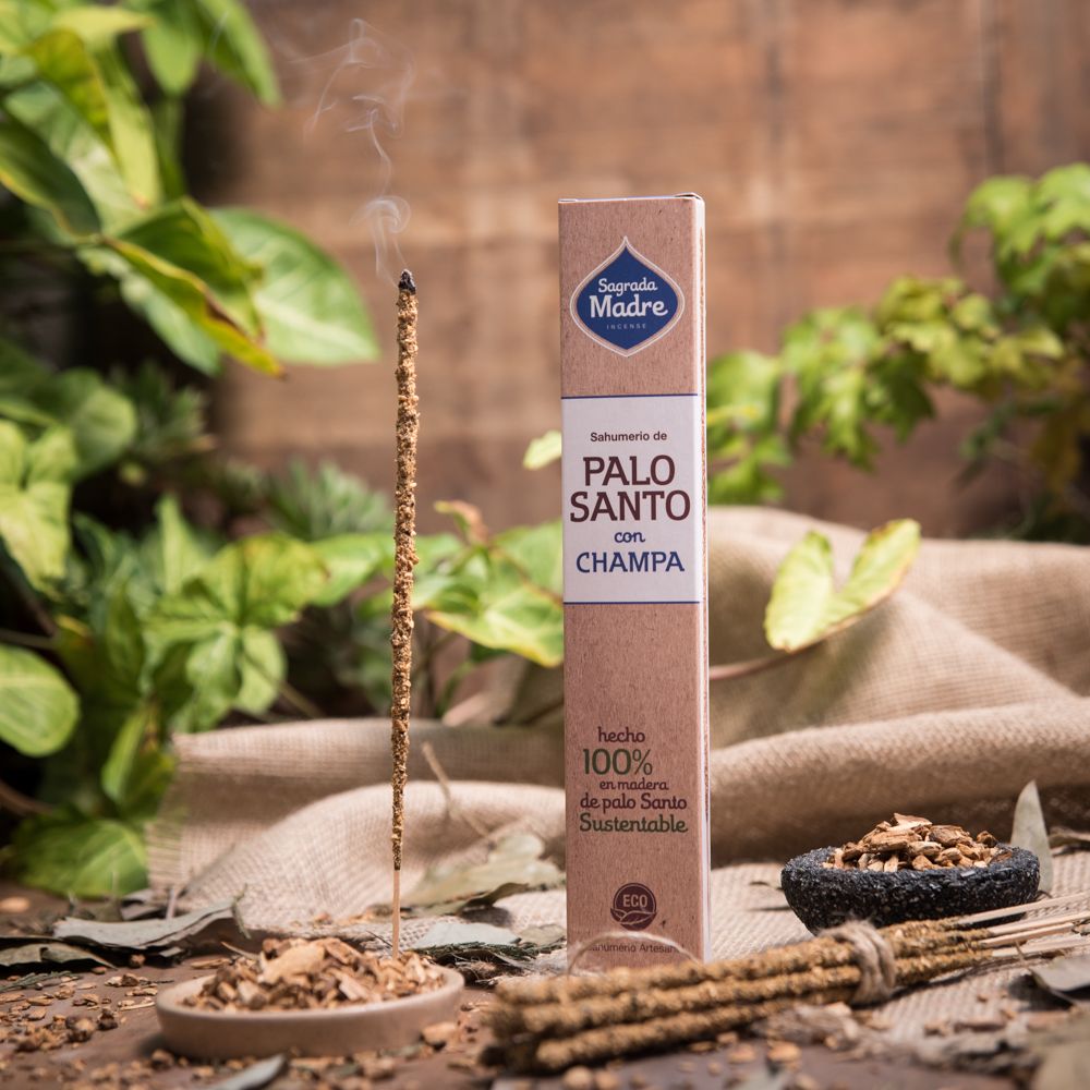 Incienso de Palo Santo con Champa