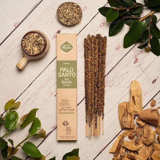 Incienso de Palo Santo con Ruda