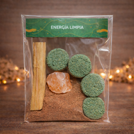 Kit Sahumación Energía Limpia - Limpieza Energética Hogar