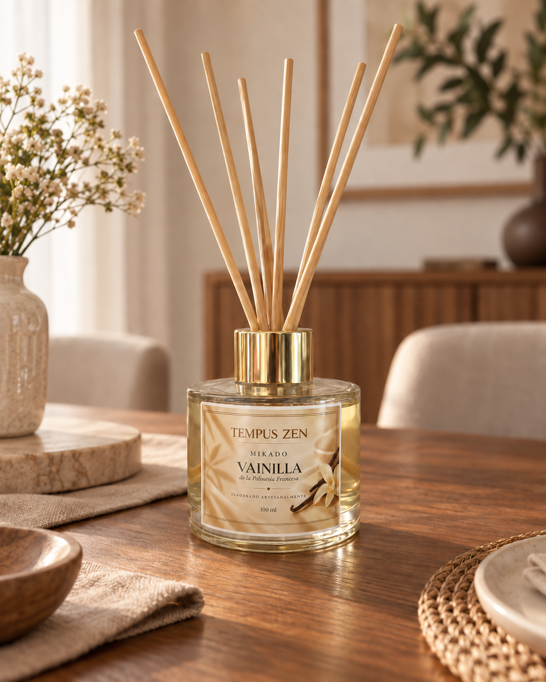 Mikado Vainilla de la Polinesia Francesa 100 ml || Dulzura - Buenas Vibras