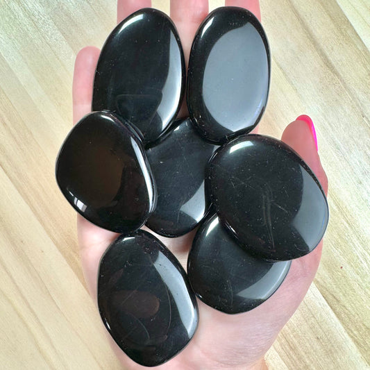Obsidiana Negra Plana || Protección - Introspección