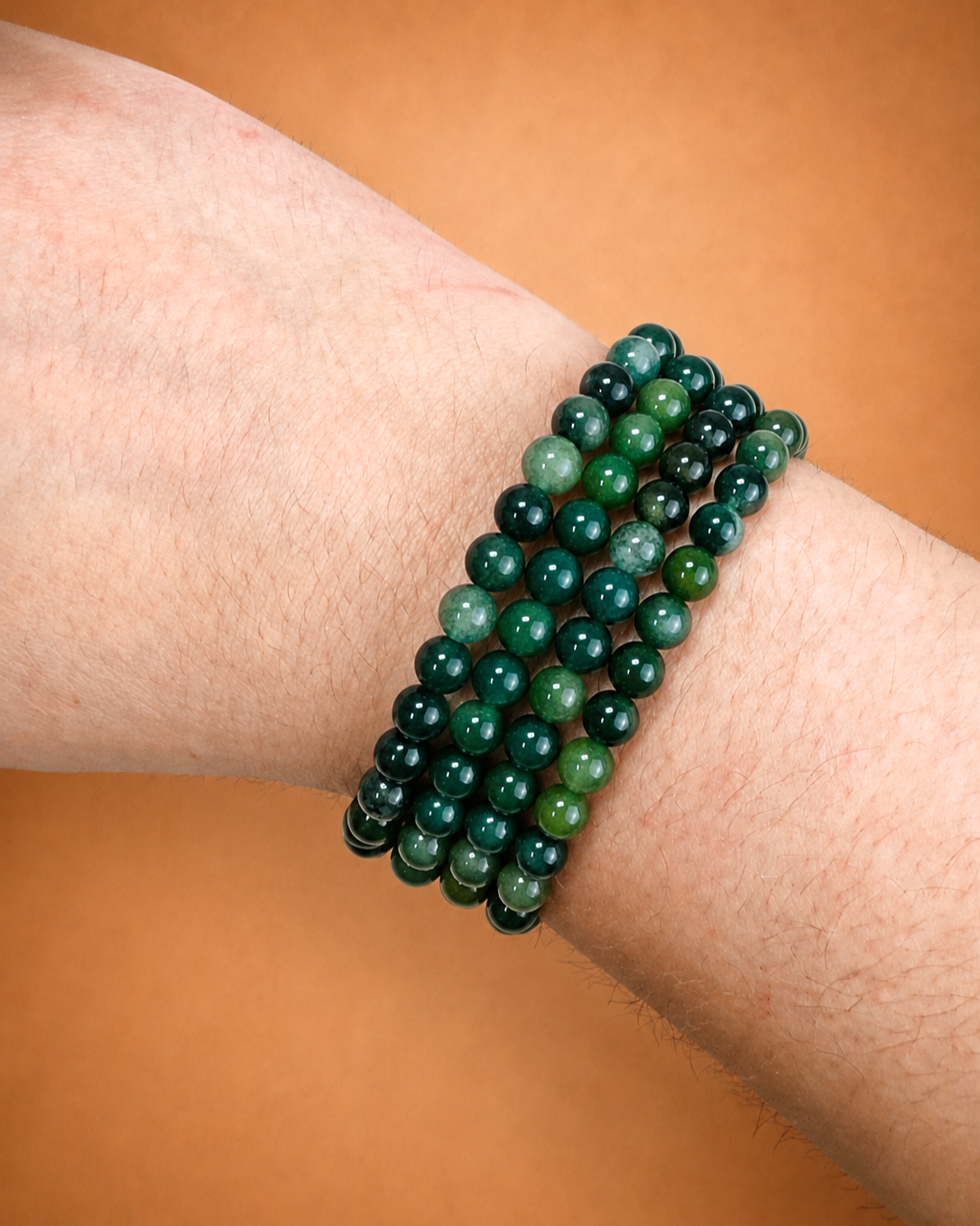 Pulsera Agata Musgosa 6mm