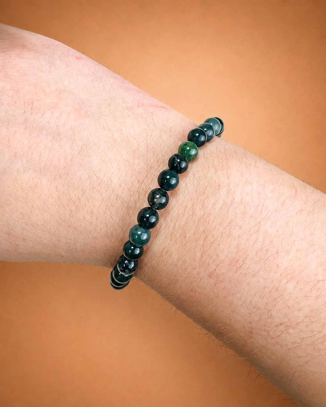 Pulsera Agata Musgosa 6mm