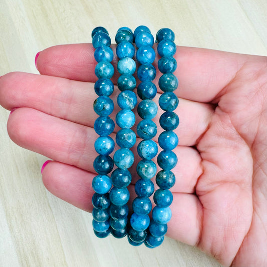 Pulsera Apatito - 6mm || Claridad - Creatividad