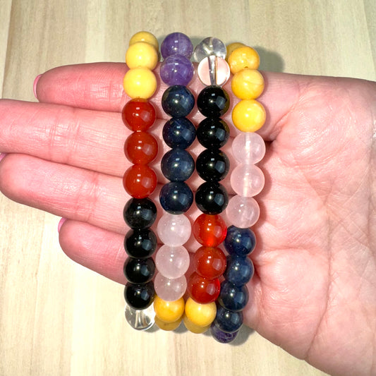 Pulsera Chakras - 8mm || Equilibrio - Sanación