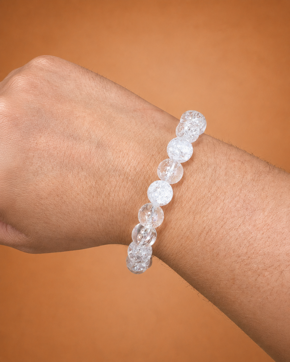 Pulsera Cuarzo Quebrado 10mm