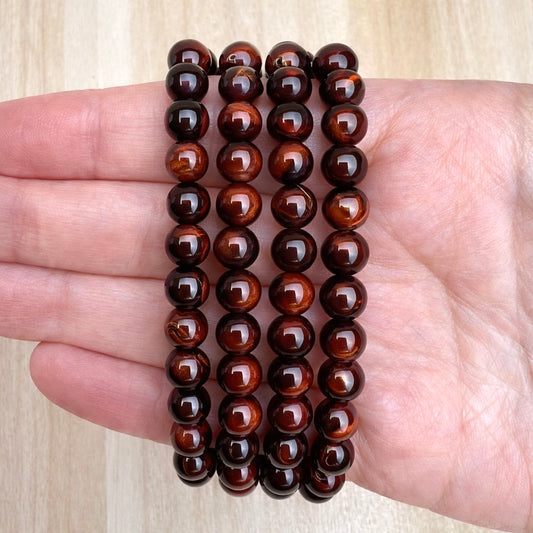 Pulsera Ojo de Buey - 6mm || Fortaleza - Estabilidad Emocional