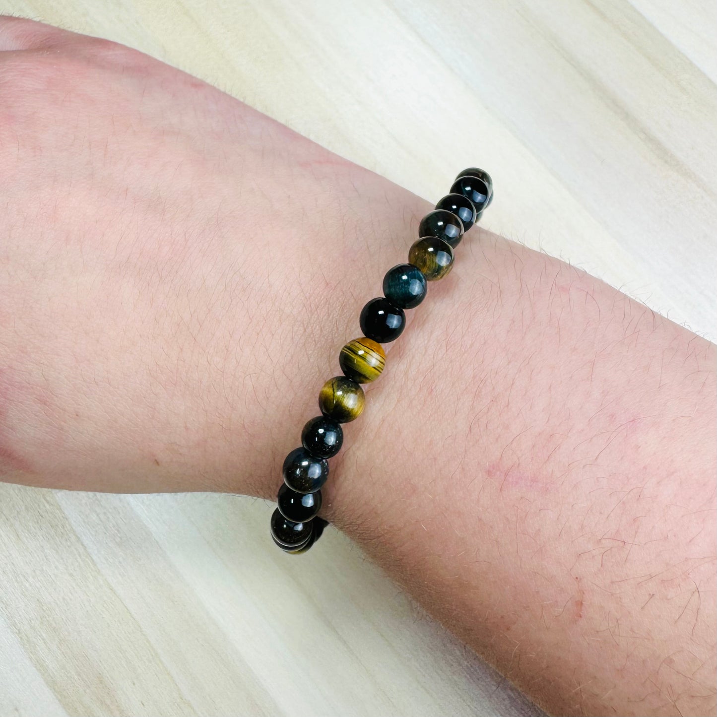 Pulsera Ojo de Halcón - 6mm || Claridad - Transformación