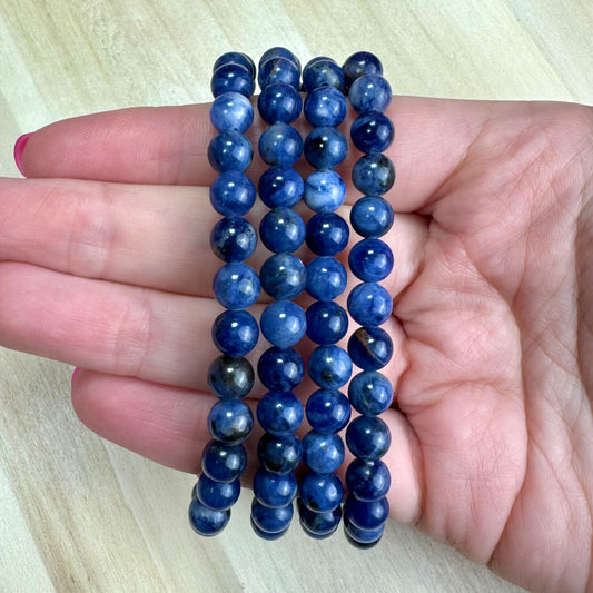 Pulsera Sodalita - 6mm || Comunicación - Concentración