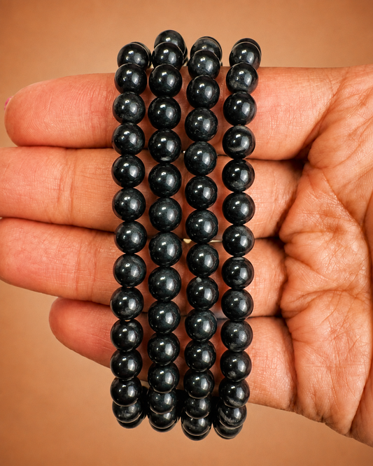 Pulsera Shungit - 6mm || Protección - Desintoxicación