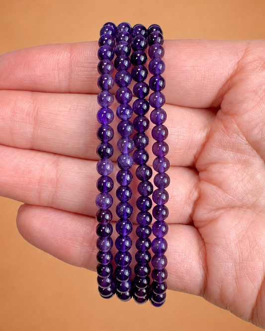 Pulsera Amatista 4mm