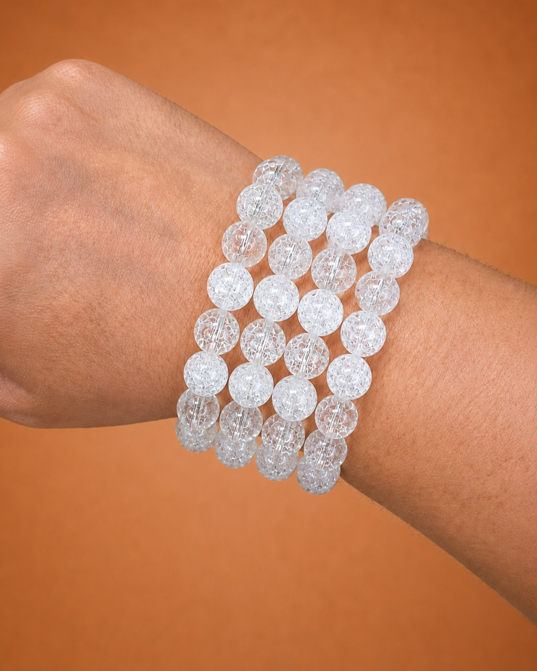 Pulsera Cuarzo Quebrado 10mm