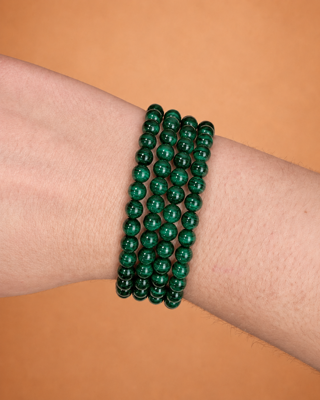 Pulsera Malaquita 6mm