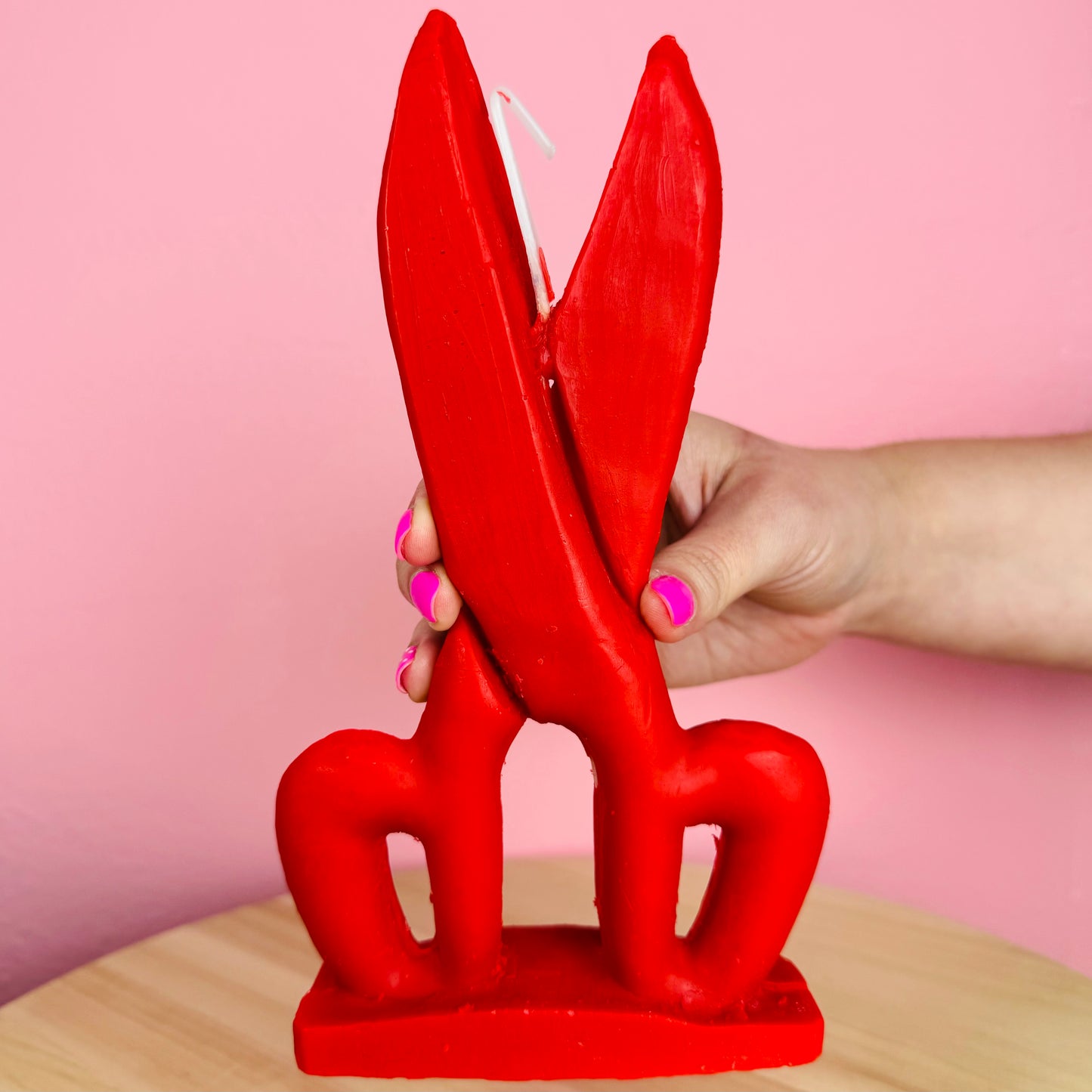 Vela Tijera Roja para Cortar Lazos Energéticos